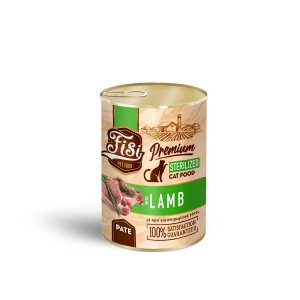 Fisi Premium Πατέ με Αρνί για στειρωμένες γάτες 400gr