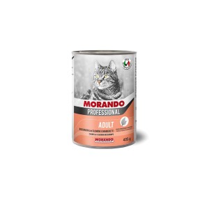 Morando Professional Adult Cat - Κομματάκια Σολομός & Γαρίδες 405gr