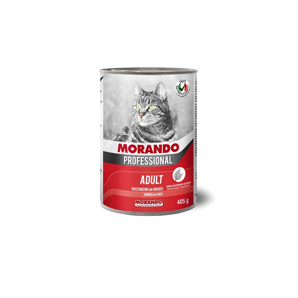 Morando Professional Adult Cat - Κομματάκια Βοδινό 405gr