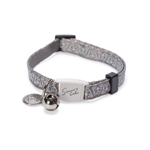 Karlie Περιλαίμιο Γάτας Simon's Cat 20-30cm x 10mm γκρι