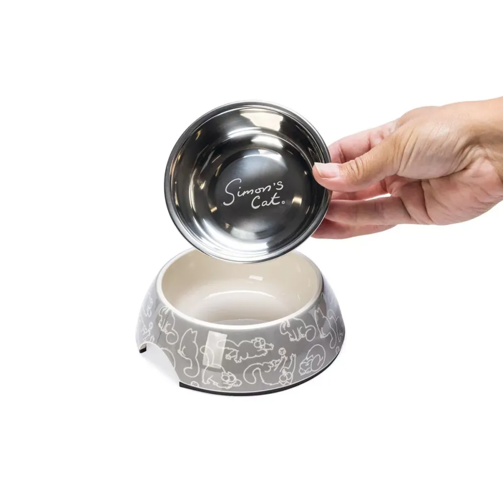 Karlie Simon's Cat Μπολ γκρι 160ml