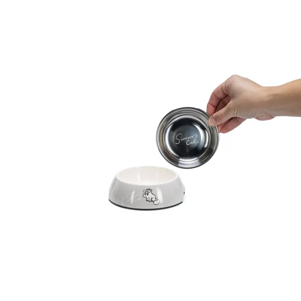Karlie Simon's Cat Μπολ ανοιχτό γκρι 160ml