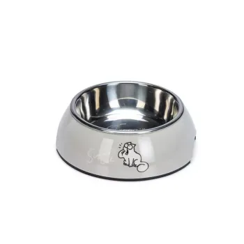 Karlie Simon's Cat Μπολ ανοιχτό γκρι 160ml