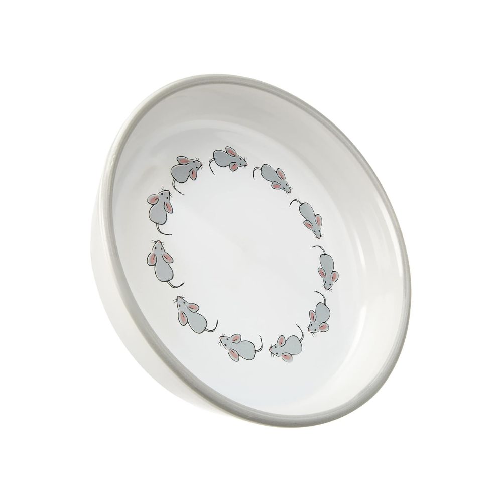 Karlie Keramik Μπολ με μοτίβο ποντικάκια 200ml