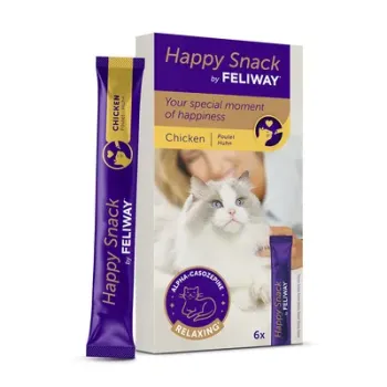 Happy Snack by Feliway με κοτόπουλο 6x15g