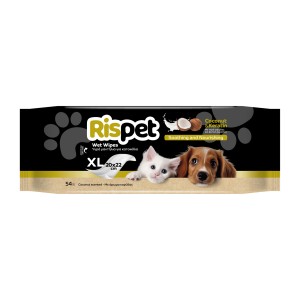 Rispet Υγρά μαντήλια καθαρισμού COCONUT & KERATIN 54τμχ