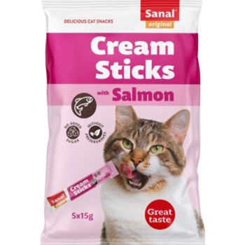 Sanal cat Cream Sticks with Salmon 75gr