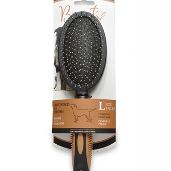 Beauty Στρογγυλεμένο πινέλο: ξεμπερδεύει τα μαλλιά του σκύλου - large
