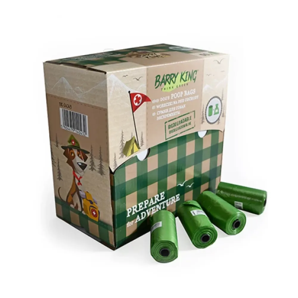 Barry King Βιοδιασπώμενες Σακούλες Απορριμμάτων σκύλου 1 ρολό (50τμχ)