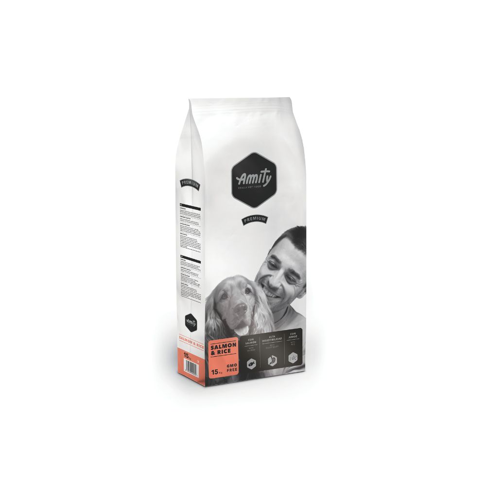Amity Premium Adult Salmon & Rice (Skin Sensitive) 15 kg