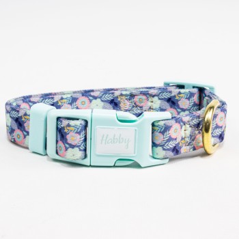 Habby Περιλαίμιο Σκύλου Flowers Medium 15mm x 25-35cm