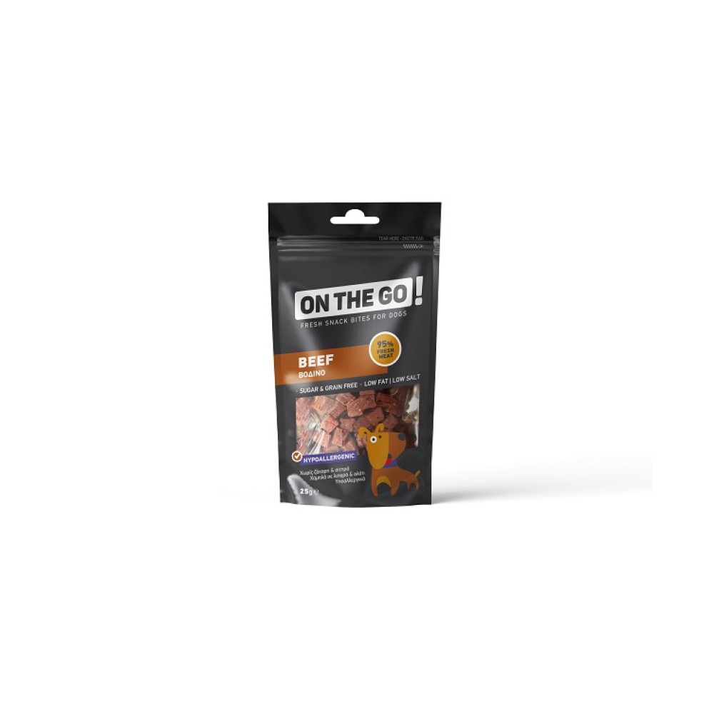 On the Go Beef Bites 25gr