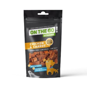 On the Go Chicken & Carrot Vitamins Bites 25gr