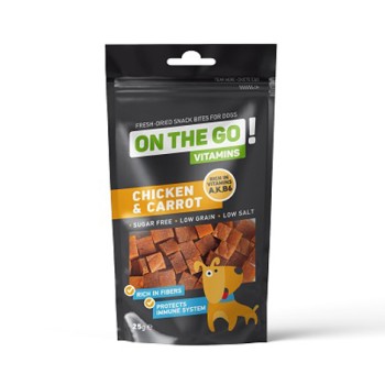 On the Go Chicken & Carrot Vitamins Bites 25gr