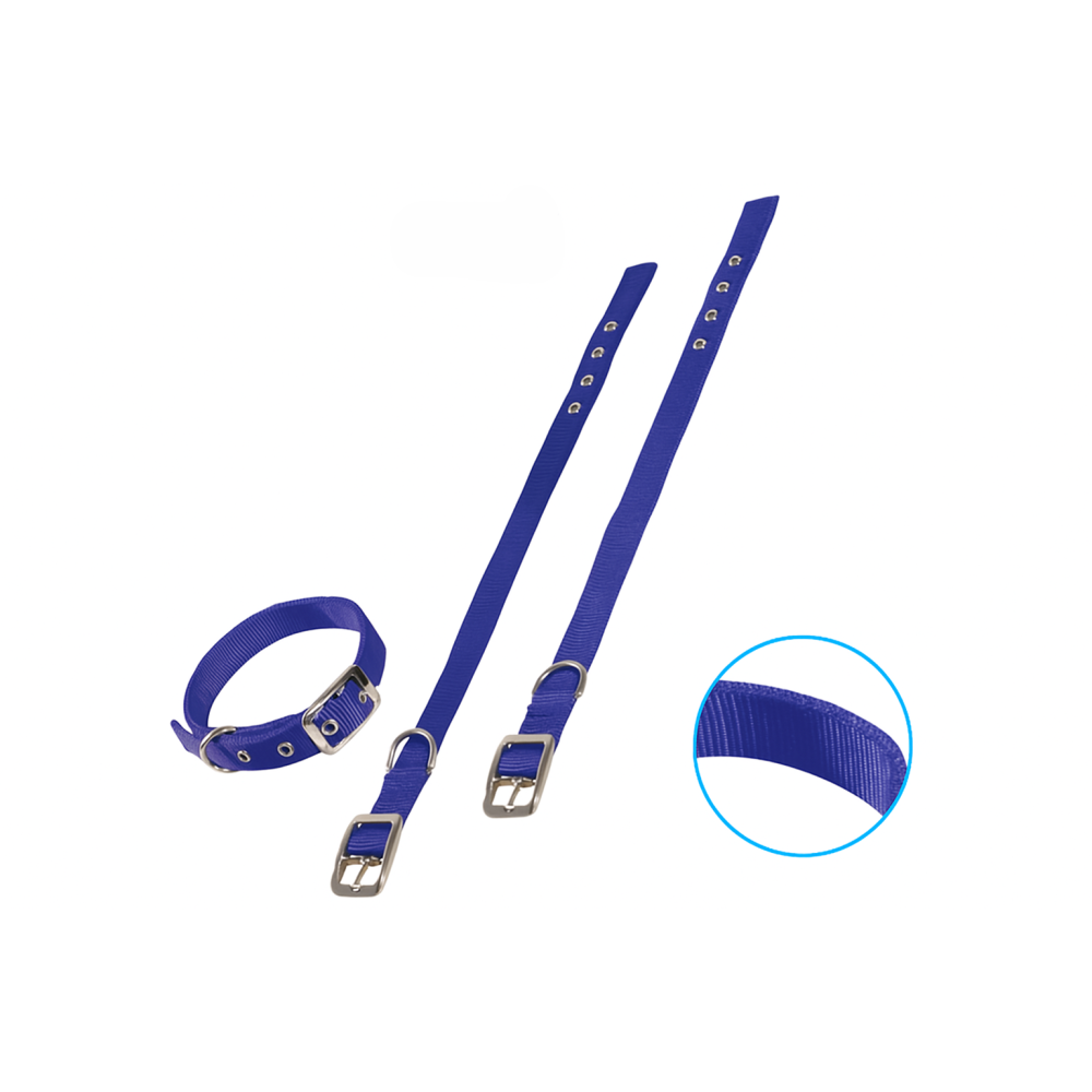 Pappet Περιλαίμιο νάυλον διπλό 25mm x 60cm μπλε