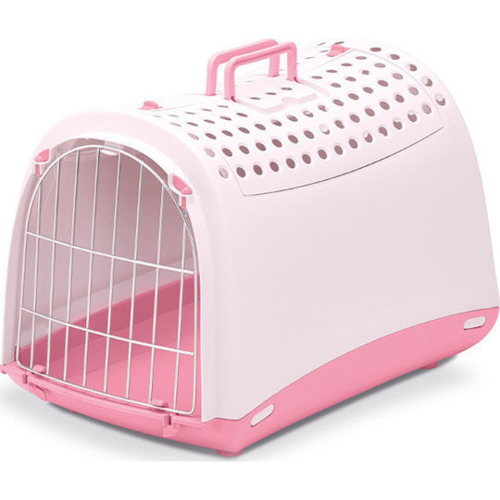 Imac Linus Cabrio κλουβί μεταφοράς 50x32x34.5cm ροζ