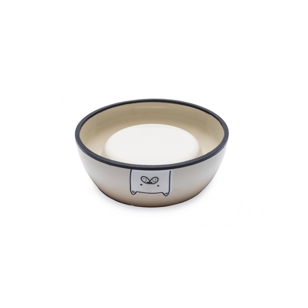 Karlie Μπολ Σκύλου Elize ανοιχτό γκρι 900ml