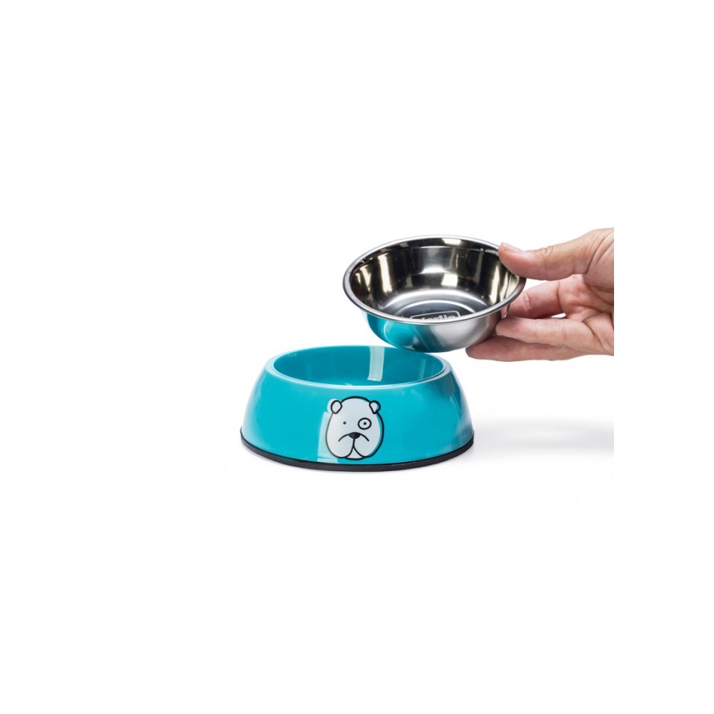 Karlie Μπολ Σκύλου Tyler μπλε 220ml