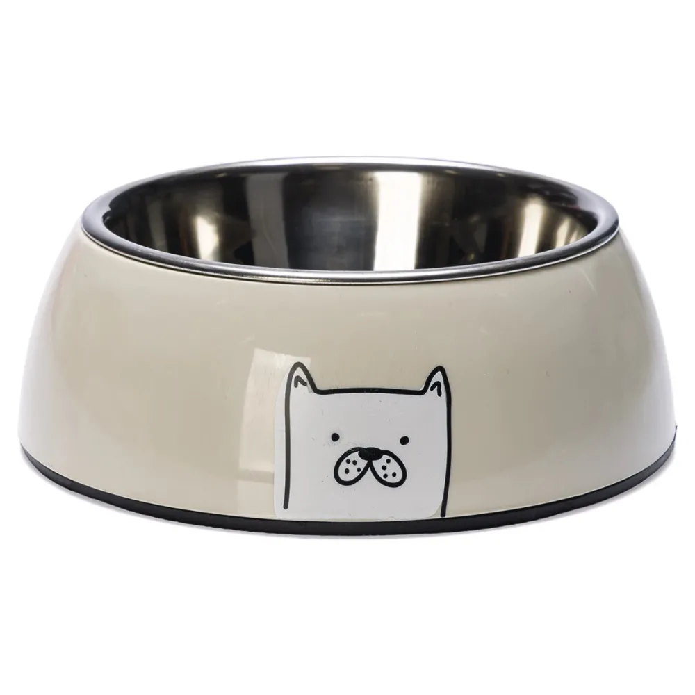 Karlie Μπολ Σκύλου Elize ανοιχτό γκρι 480ml