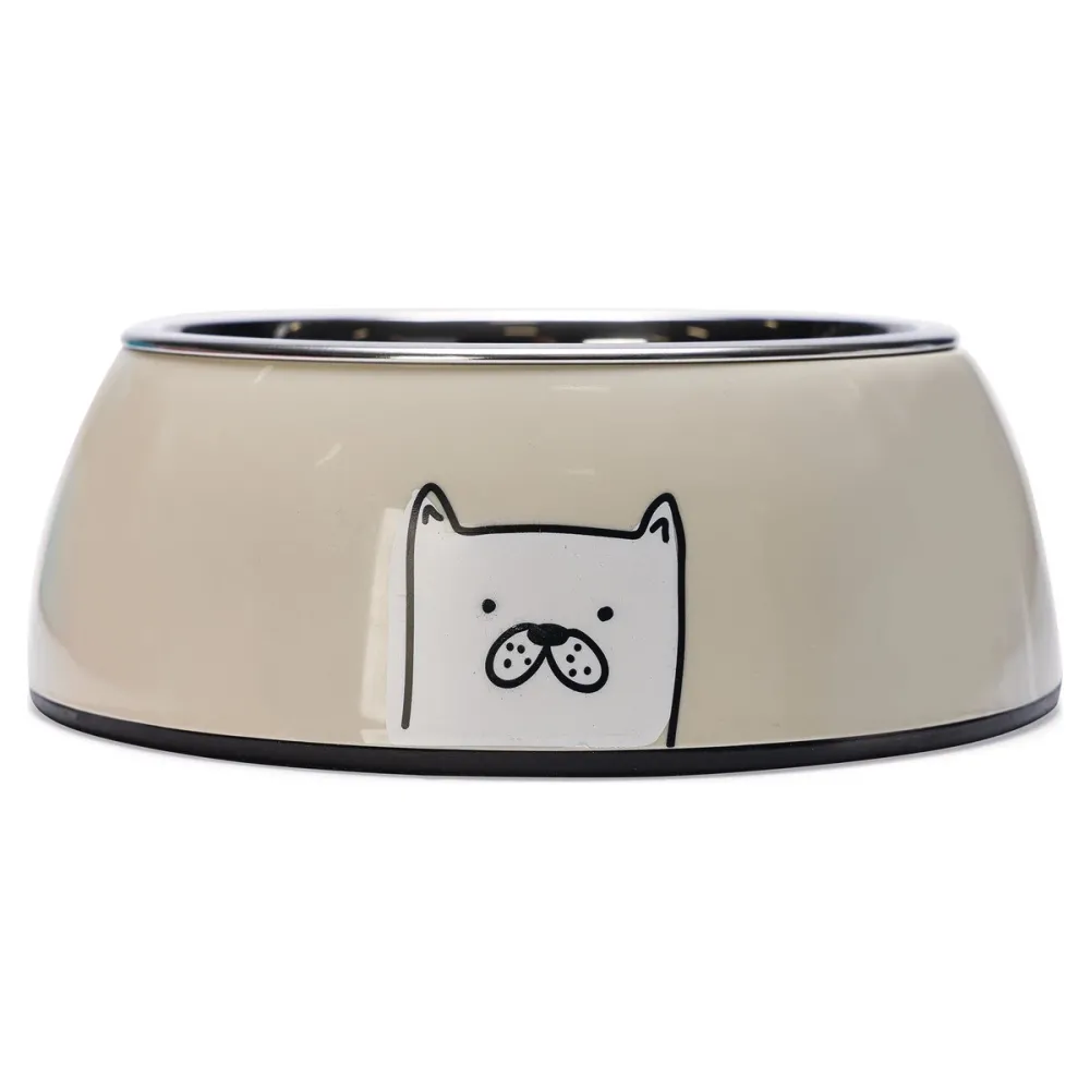 Karlie Μπολ Σκύλου Elize ανοιχτό γκρι 480ml