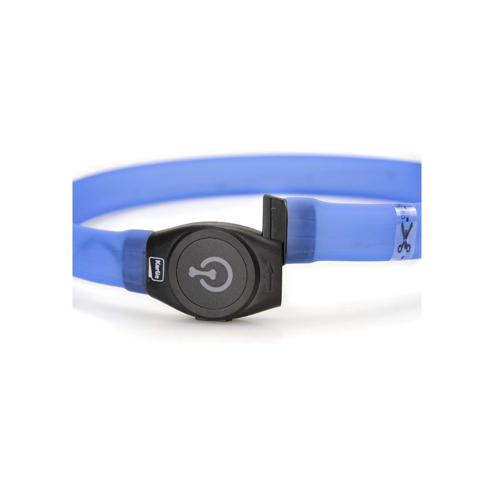 Karlie Visio Light Led για μακρύτριχα σκυλιά 65cm x 2.5cm μπλε