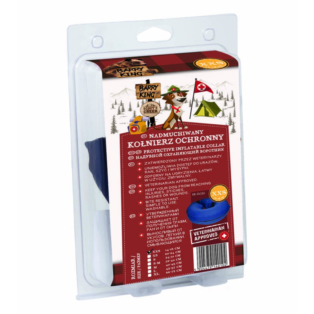 Barry King Φουσκωτό Προστατευτικό Κολλάρο Ελισάβετ  M