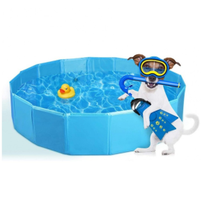 Foldable Pet Pool-Πτυσσόμενη Πισίνα για Σκύλους & Γάτες 80x20cm Foldable Pet Pool-Πτυσσόμενη Πισίνα για Σκύλους & Γάτες 80x20cm