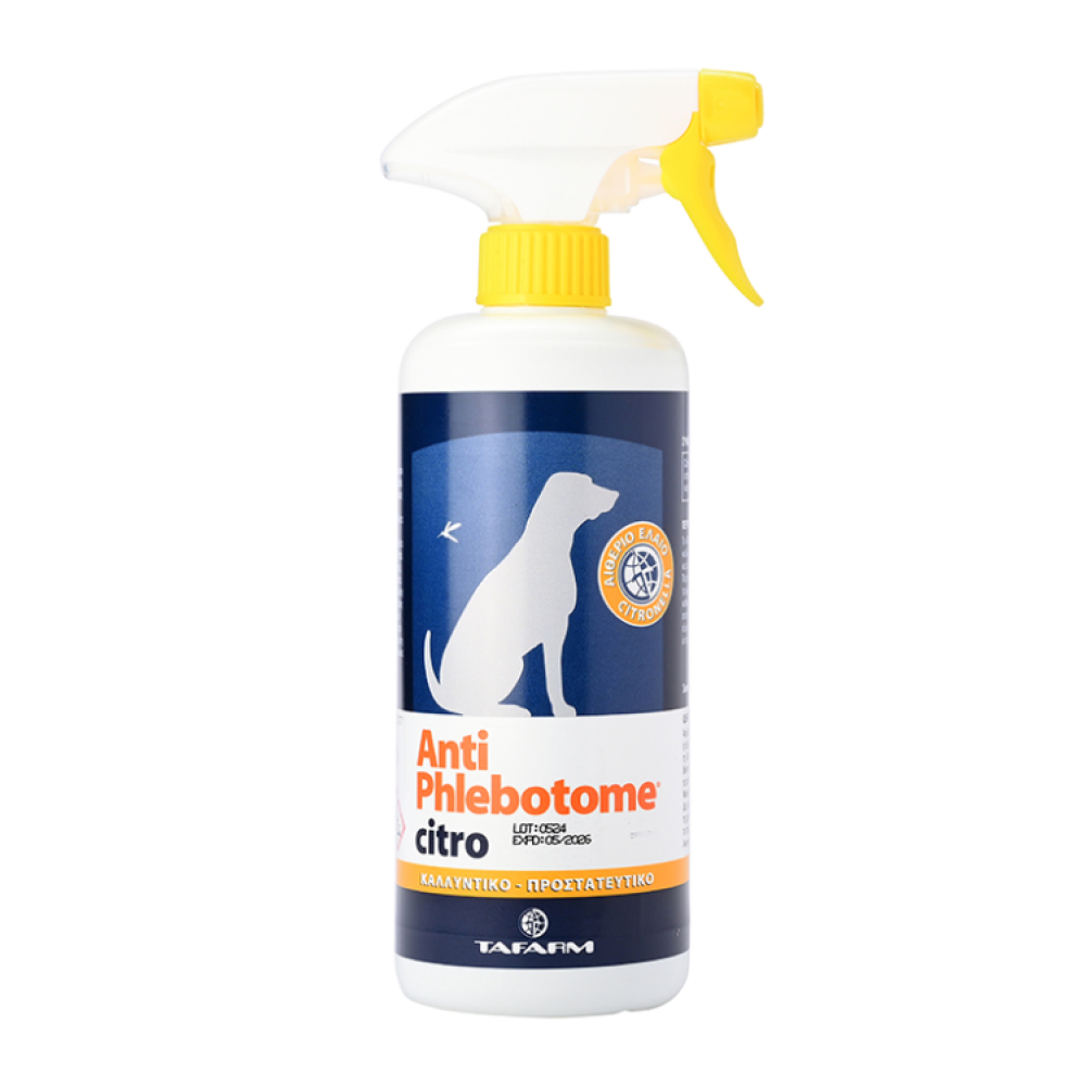 Anti-Phlebotome Citro Εντομοαπωθητικό spray για σκύλους 500ml