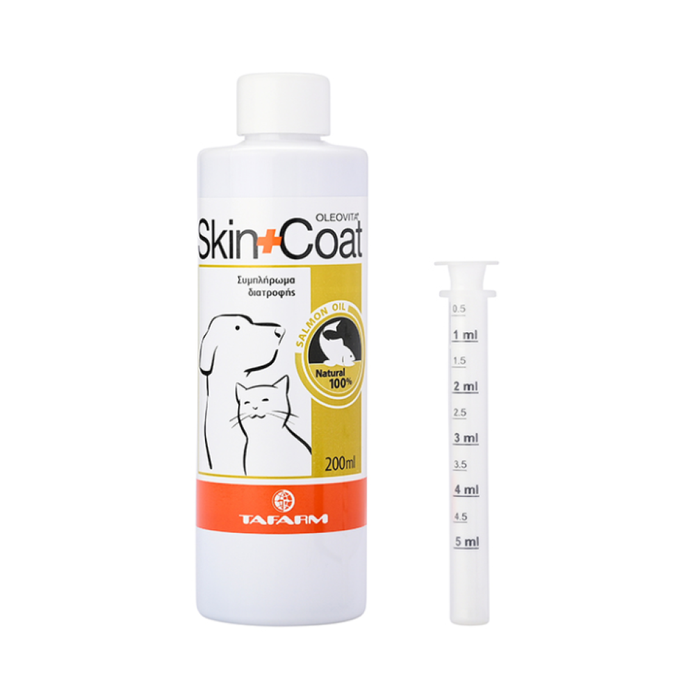 Tafarm Skin & Coat Λάδι Σολομού για Σκύλους & Γάτες 200ml