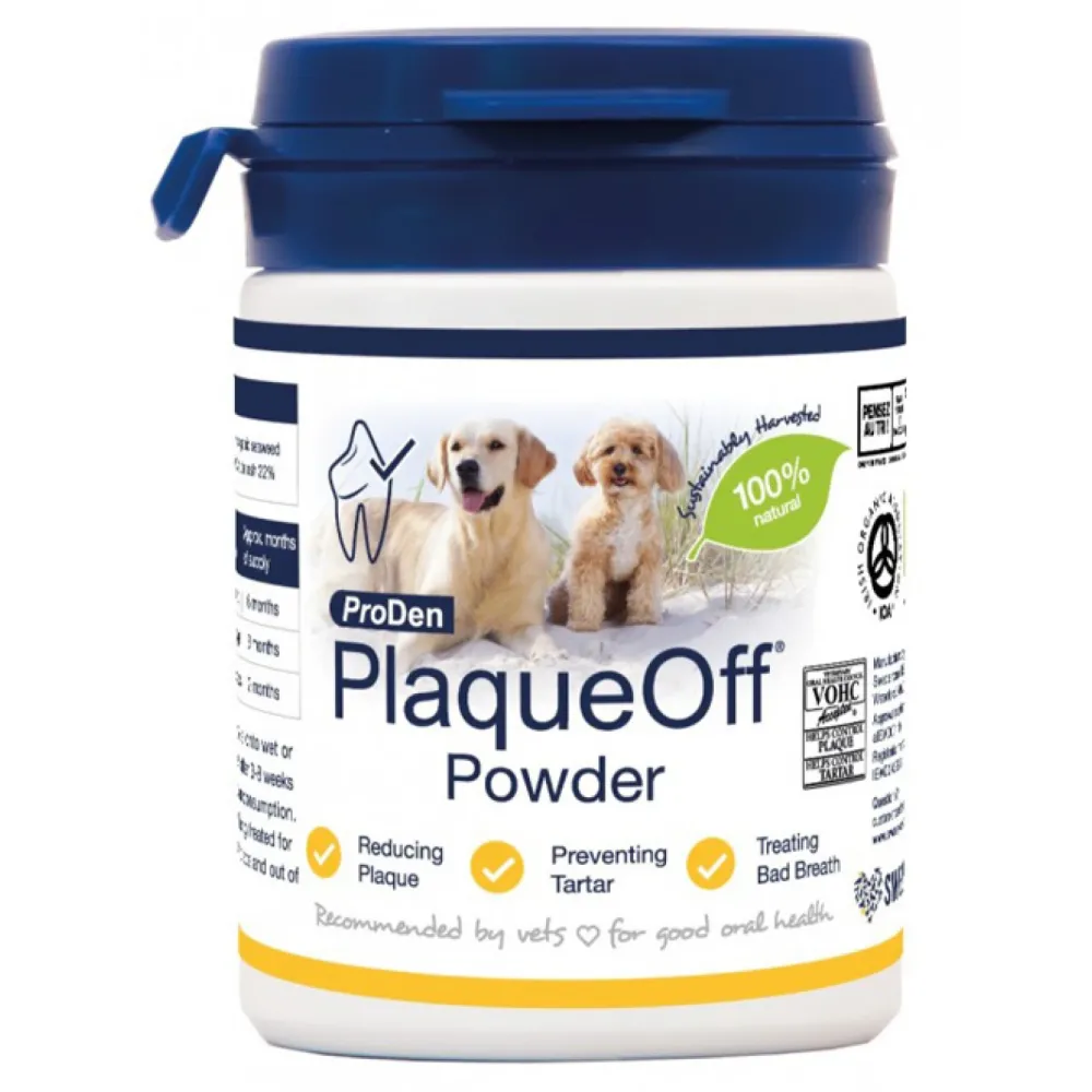 PlaqueOff Σκόνη κατά της κακοσμίας, της πέτρας και της πλάκας 180gr