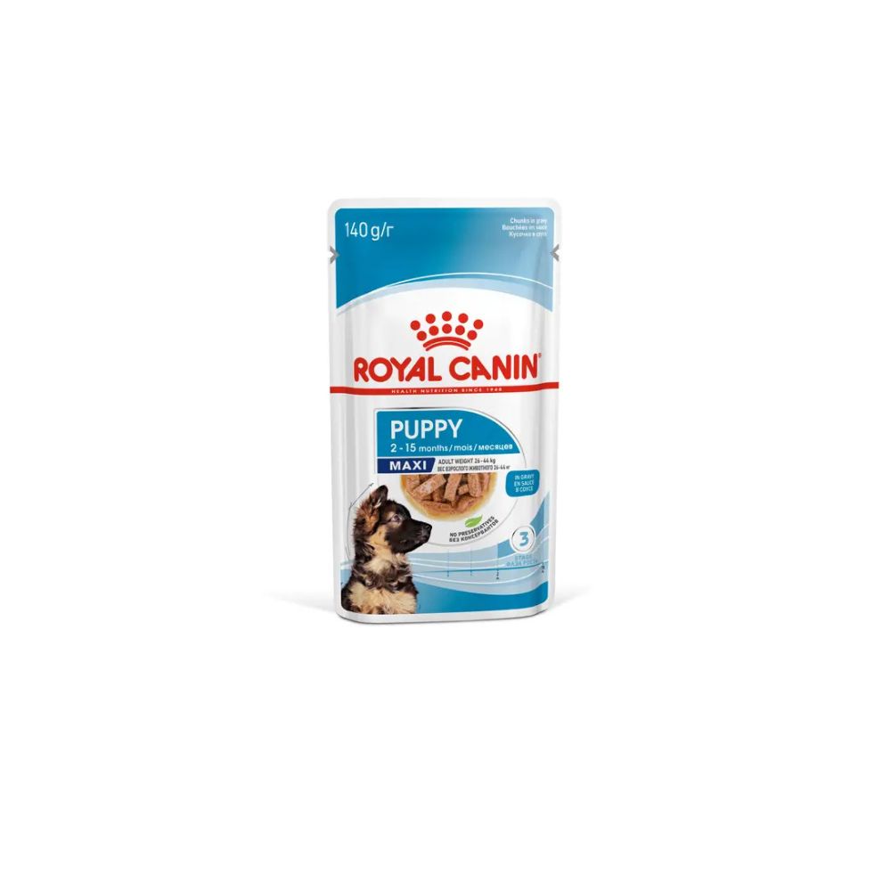 Royal Canin Puppy Maxi Κομματάκια σε σάλτσα 140gr