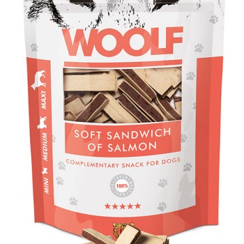 Woolf Soft Sandwich of Salmon 100gr