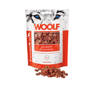 Woolf Salmon Chunkies 100gr