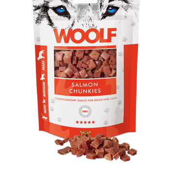 Woolf Salmon Chunkies 100gr